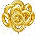 Charnoel 12 Pack 28 Gold Ring Birthday Party Balloon Cartoon Characters Themed Party Decor Foil Large Balloons for Cartoon Carnival Theme Birthday Decorations - Image 2