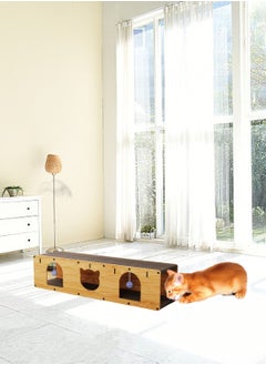 Kidle Cat Scratching Board Cat Nest All-in-One Cat Tunnel Corrugated Cardboard Wear-Resistant Does Not Fall off the Chip Vertical Double Layer Cat House Claw Grinding Cat Toys  - Image 5