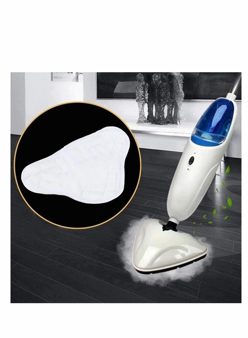 SYOSI Microfibre Triangular Washable Steam Floor Mop Replacement Pads for H2O H20 X5 UK And Many Others - Set of 6 - Image 3