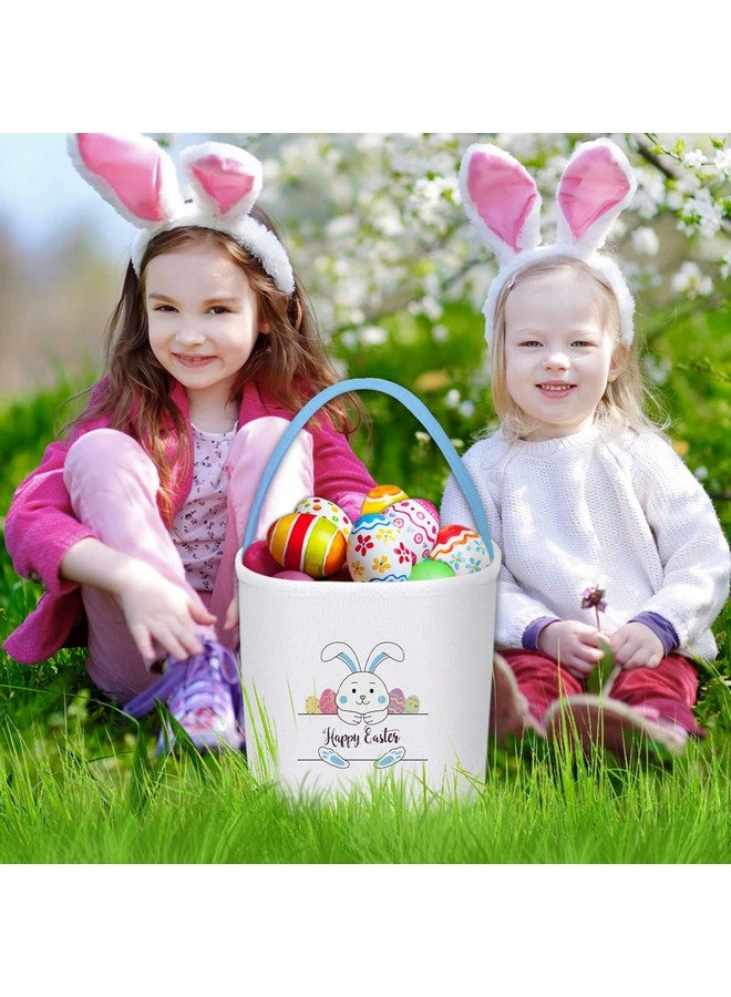 PARTYWIND Easter Baskets for Kids Egg Hunt Games, Easter Baskets Bags with Handle for Boys and Girls Party Supplies Favors, Cute Easter Goodie Bag Stuffers (Blue) - Image 4