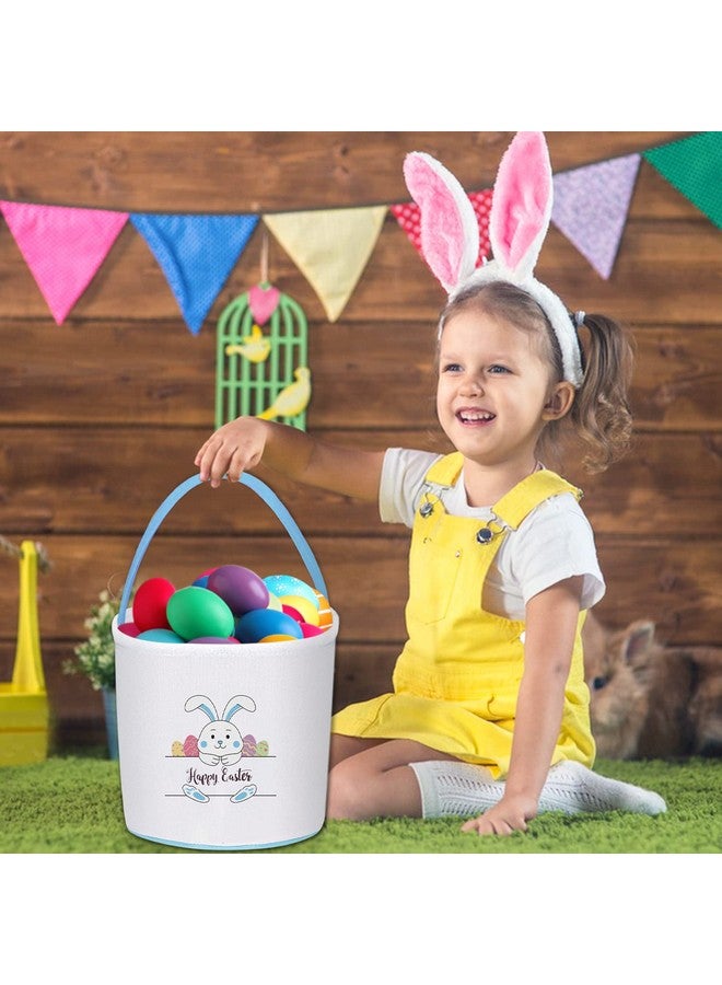 PARTYWIND Easter Baskets for Kids Egg Hunt Games, Easter Baskets Bags with Handle for Boys and Girls Party Supplies Favors, Cute Easter Goodie Bag Stuffers (Blue) - Image 5