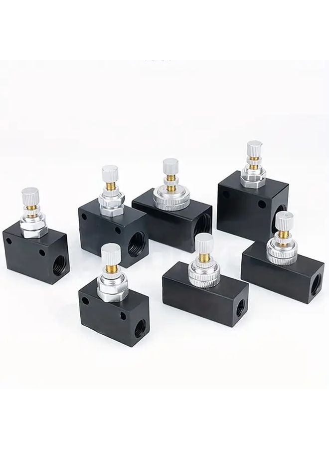 Throttle Valve RE 01 Heavy Duty Single Direction Flow Control Adjustable Air Gas - Image 3