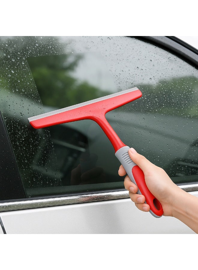 Multi-Purpose Handheld Squeegee Scraper – Durable Plastic with Ergonomic Handle – For Windows, Mirrors, Shower Doors, Car Glass, Tiles & Kitchen – Streak-Free Cleaning Tool - Image 5