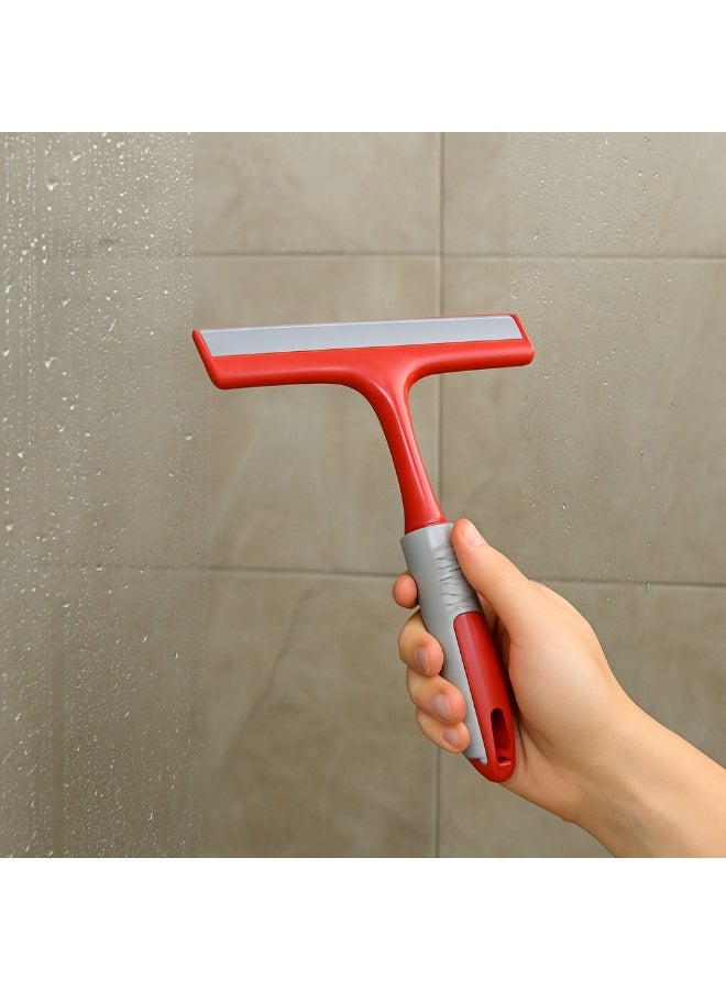 Multi-Purpose Handheld Squeegee Scraper – Durable Plastic with Ergonomic Handle – For Windows, Mirrors, Shower Doors, Car Glass, Tiles & Kitchen – Streak-Free Cleaning Tool - Image 4