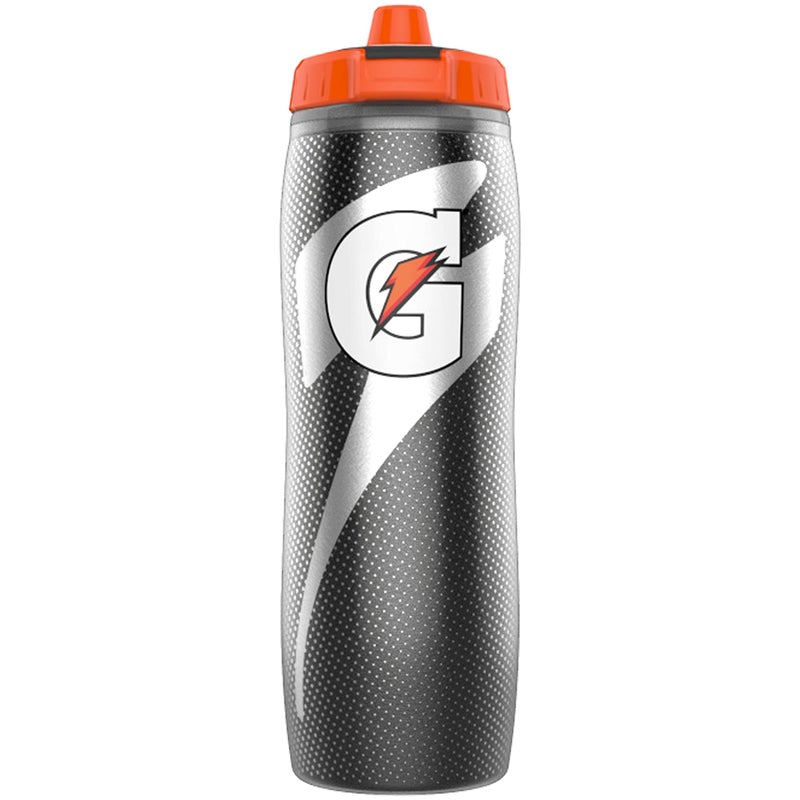 Gatorade Insulated Plastic Squeeze Bottle For Sports, Black, 30oz - Image 1