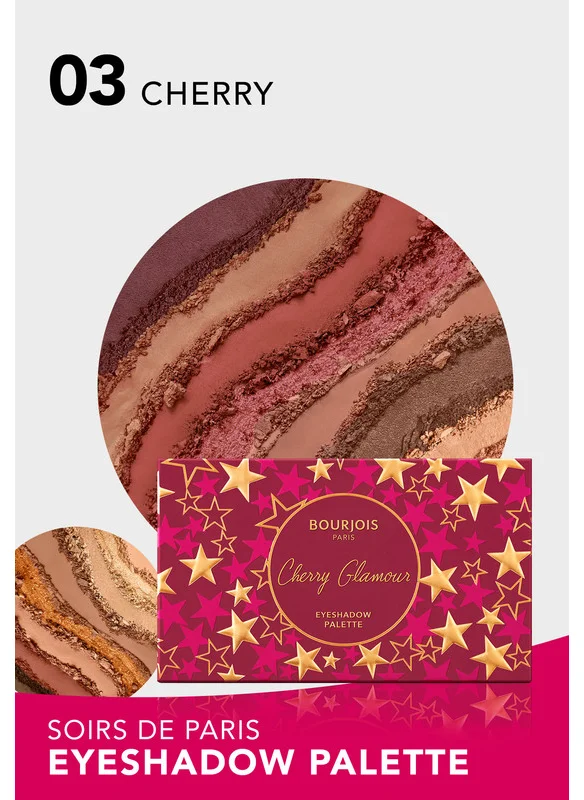 BOURJOIS PARIS Volume Glamour Soirs de Paris Eyeshadow Palette - 03 - Cherry