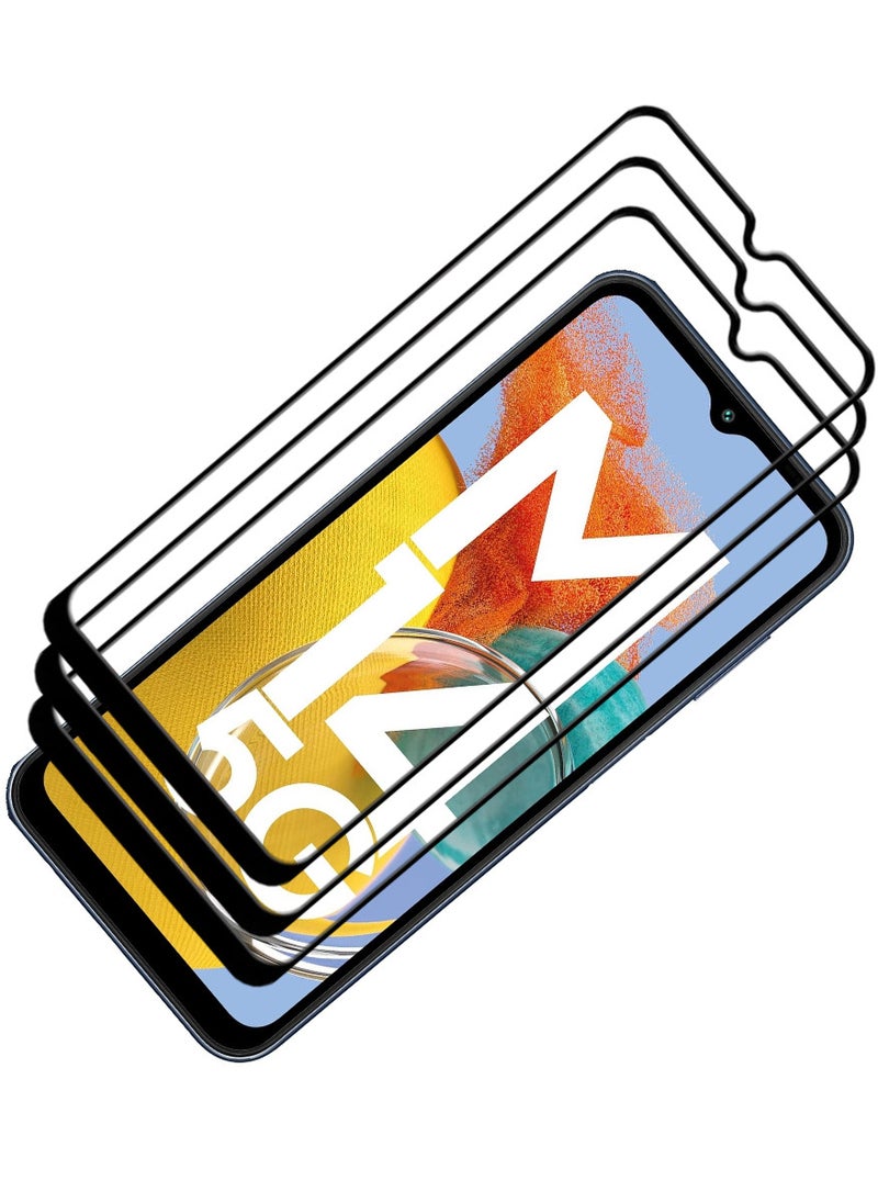 ACLIX 3 Pieces Antistatic ESD Dustproof Premium Quality High Definition Tempered Glass Screen Protector Designed For Samsung Galaxy M14 - Image 1