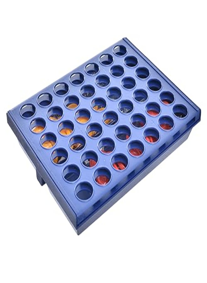 null - Connect Four Game – Sliding Board and High-Quality Materials for Fun Travel Play - Image 1