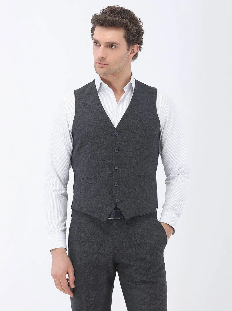Kip Navy Blue Vest Suit