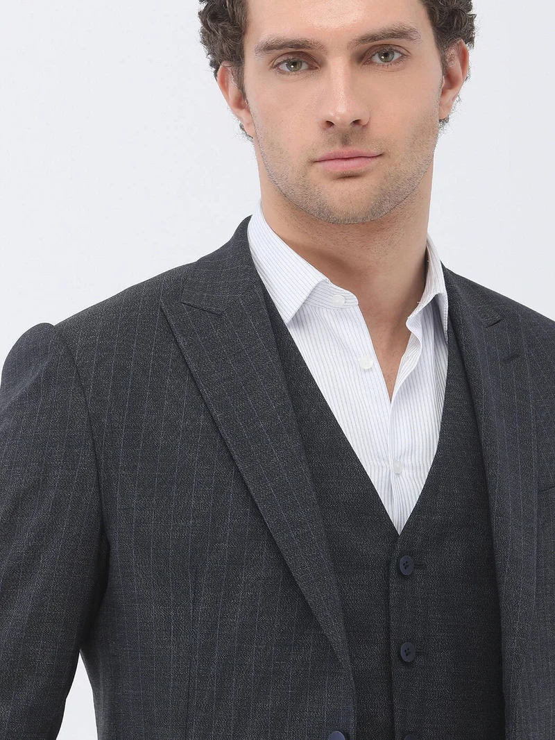 Kip Navy Blue Vest Suit