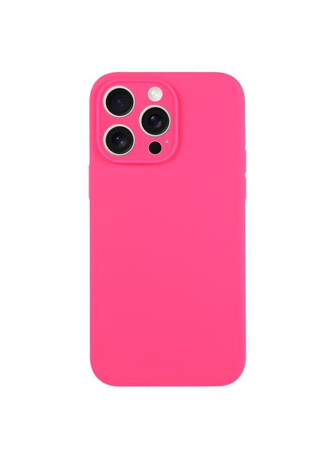 S-TOP Case For iPhone 16 Pro Max Pure Color Liquid Silicone Fine Pore Phone Case - Image 1