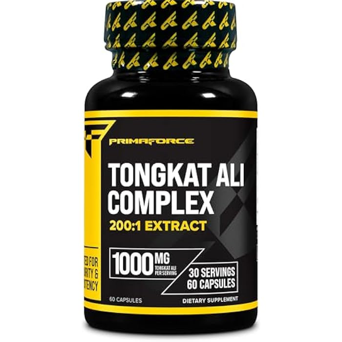 Primaforce بريمافورس تونكات علي (1000 ملغ) 60 كبسولة - مستخلص مركب 200:1، 30 حصة - Image 1