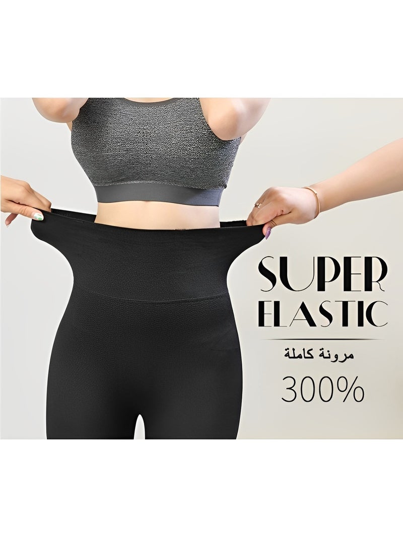 REOCLE - Women's Yoga Pants High Waist Yoga Leggings with Tummy Control & Breathable Fabric Workout Leggings for Spinning Bike Aerobics Jogging - Image 1