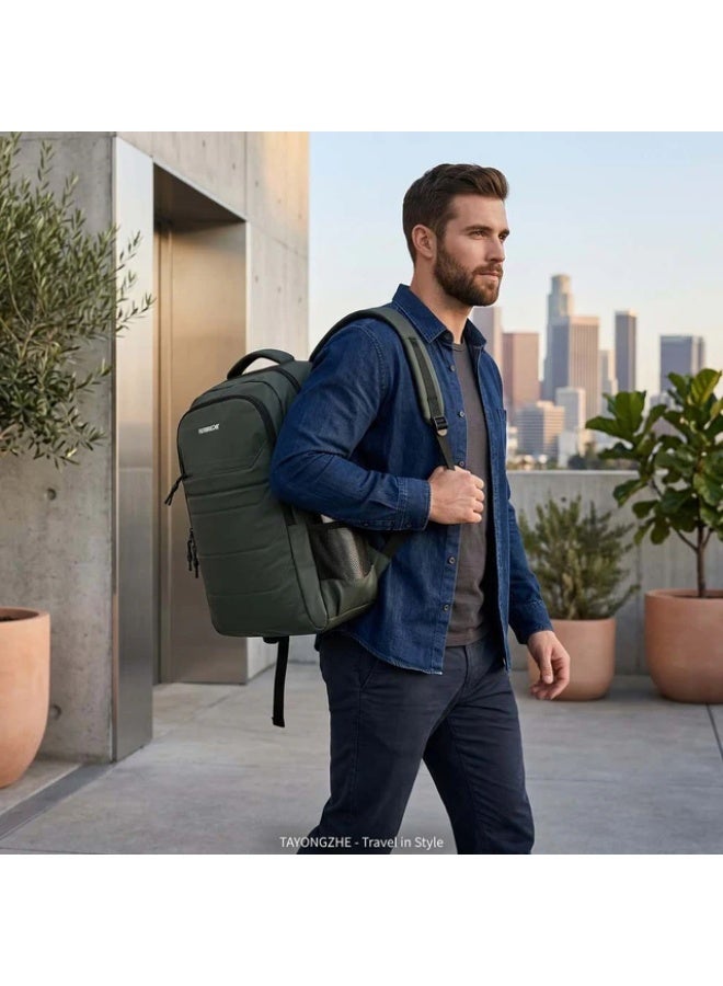 Premium LT-2 Green Imported Waterproof Laptop Bag – Unisex | Soft Touch, Multi-Pocket Design - Image 4