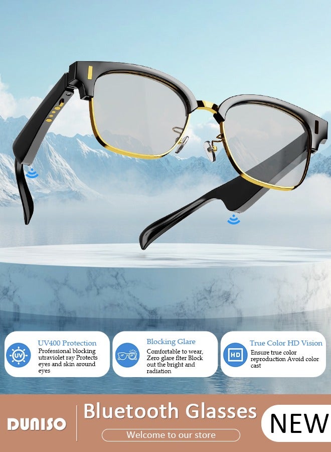 Smart Bluetooth Glasses Earphones,Bluetooth Audio Glasses,  Bluetooth 5.0 Audio Glasses ,Open-Ear Audio for Driving, Cycling, Outdoor Sports for Women and Man,Open Ear Sound with Mic  Speakers - Image 1