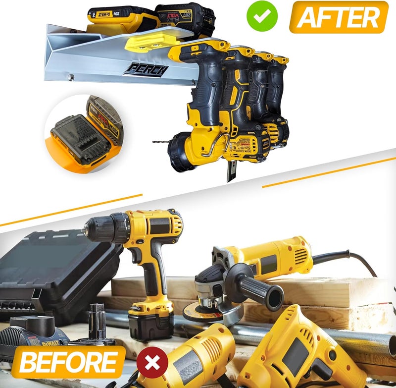 perch DeWalt 4 Pack Tool & Battery Holder for 20V Tools - Image 5