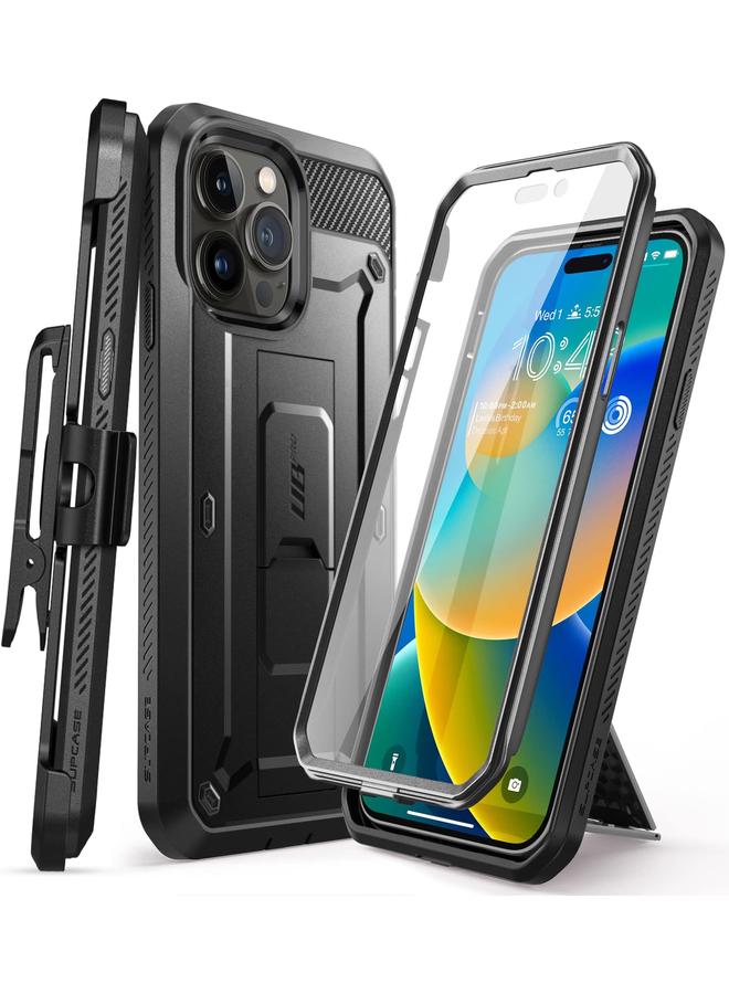 SupCase Unicorn Beetle Pro Case For Iphone 14 Pro 6.1" With Built In Screen Protector And Kickstand And Belt Clip Heavy Duty Rugged Case - Image 1
