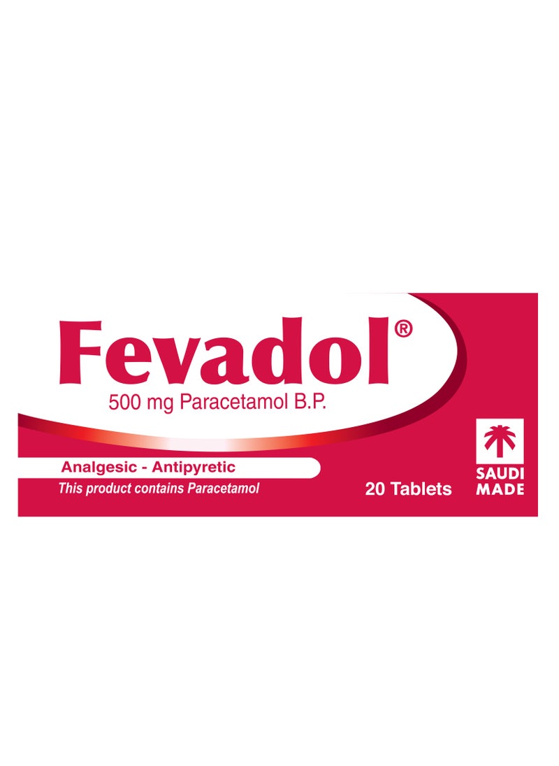 FEVADOL 500 Mg Tablet 20Pcs  - Image 1