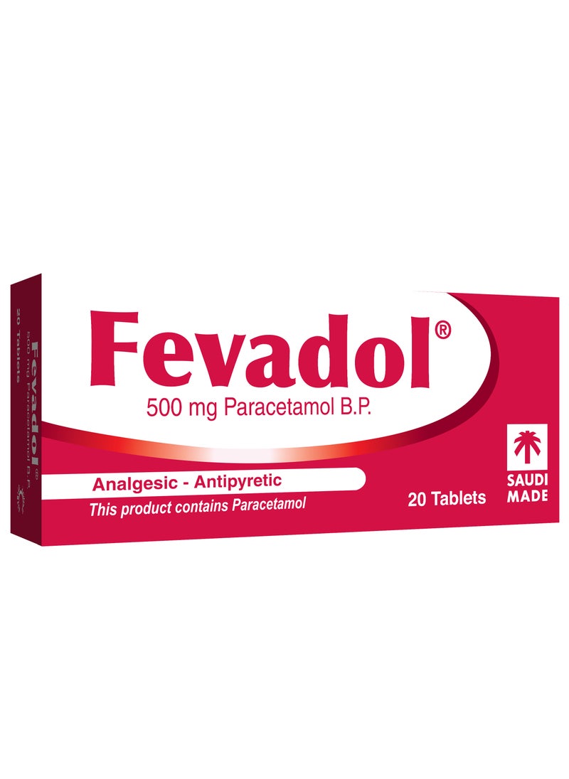 FEVADOL 500 Mg Tablet 20Pcs  - Image 3