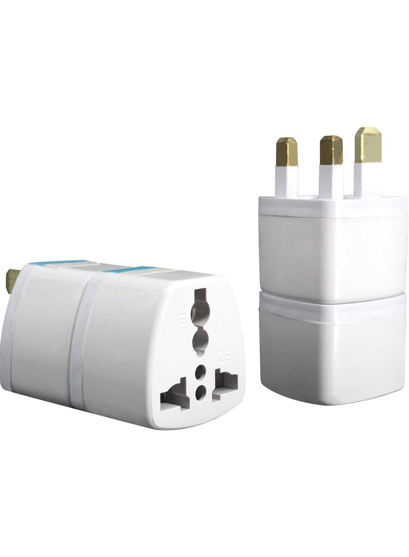 Meetion Pieces Universal travel Plug Adapter, AU, UK, EU to US AC Power Plugs Adapter, 3 Pin Travel Wall Plug Converter - Image 2