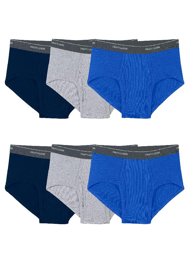 FRUIT OF THE LOOM Fruit of the Loom mens Tag-free Cotton Briefs Underwear, 6 Pack - Assorted Colors, Medium US - Image 4