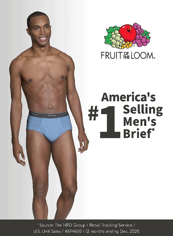 FRUIT OF THE LOOM Fruit of the Loom mens Tag-free Cotton Briefs Underwear, 6 Pack - Assorted Colors, Medium US - Image 2