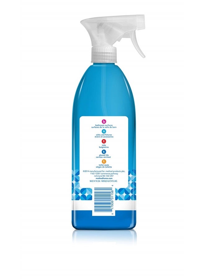 Method Antibacterial Bathroom Cleaner, Spearmint, Removes Mold + Mildew stains, 28 Fl Oz - Image 2