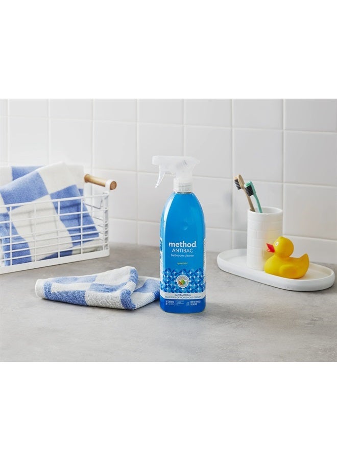 Method Antibacterial Bathroom Cleaner, Spearmint, Removes Mold + Mildew stains, 28 Fl Oz - Image 4