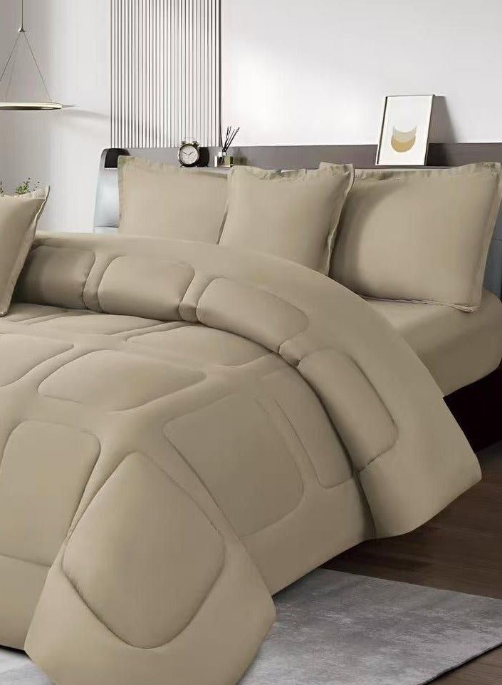6-piece king-size comforter set for two people, 240 x 220 cm - Image 2