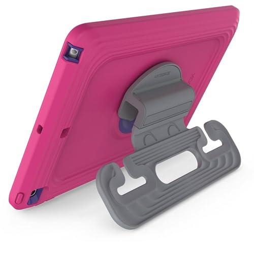 OtterBox Made for Kids Case for iPad 7th 8th 9th Gen 102 Display 2019 2020 2021 Version with Kickstand Car Headrest Mount Holder Empowered Pink - Image 1