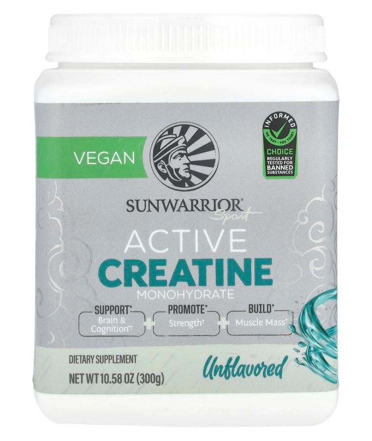 Sunwarrior Sport Active Creatine Monohydrate Unflavored 10.58 oz (300 g)