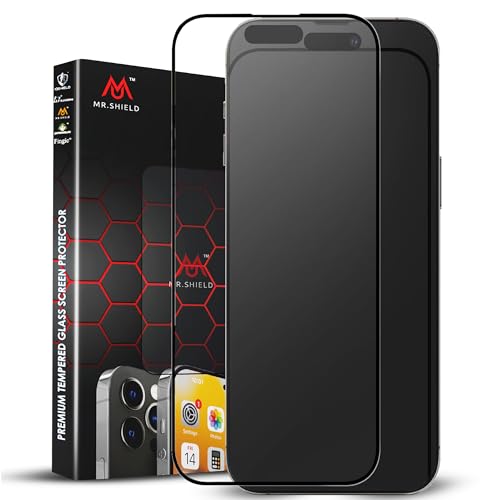 Mr Shield Mr.Shield Top-Notch Gaming matte Tempered Glass Screen Protector Guard For iPhone 16 Plus and 15 Plus, 9H Hardness, Case Friendly, Easy Installation kit - 1 Pack - Image 1