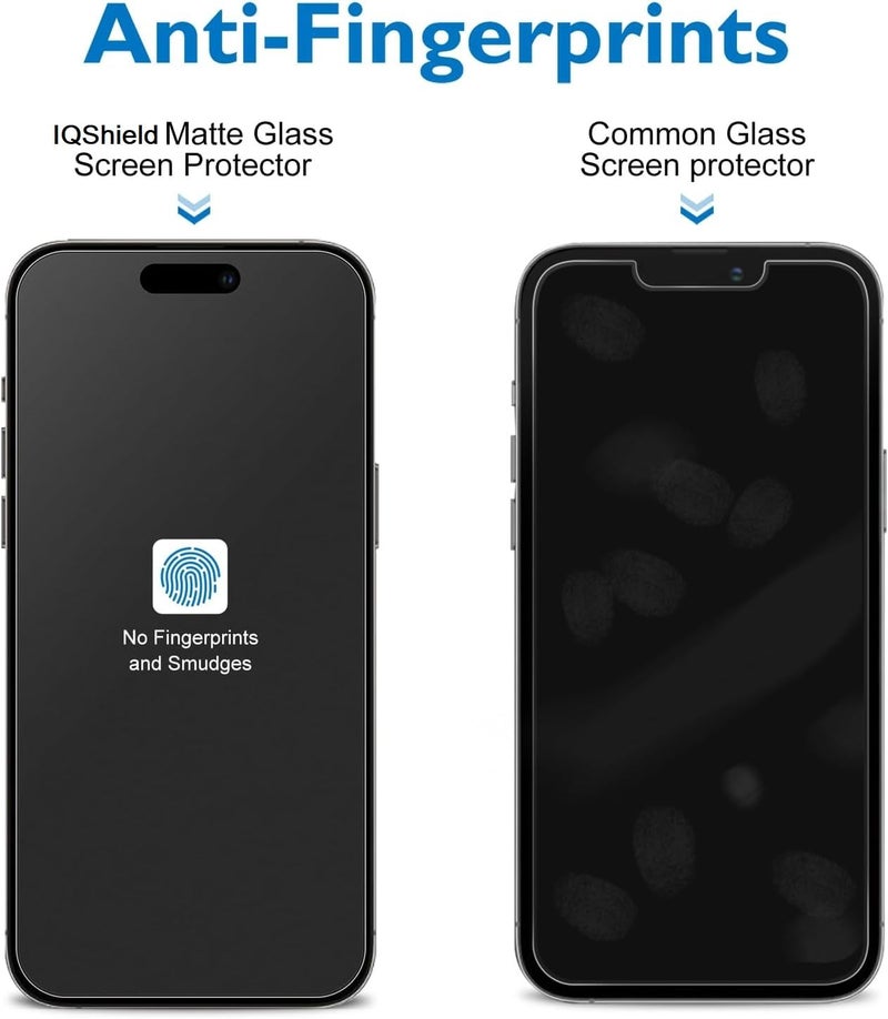 Mr Shield Mr.Shield Top-Notch Gaming matte Tempered Glass Screen Protector Guard For iPhone 16 Plus and 15 Plus, 9H Hardness, Case Friendly, Easy Installation kit - 1 Pack - Image 5