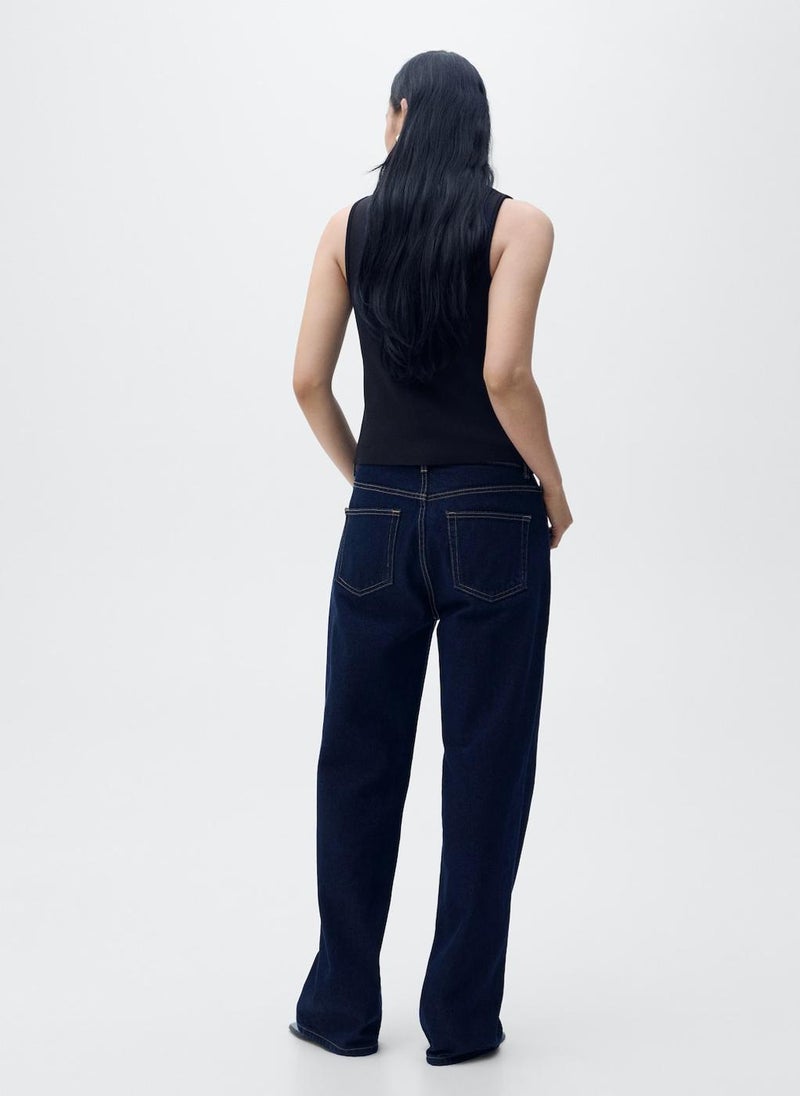 MANGO Knitted Waistcoat With Jewel Buttons - Image 2