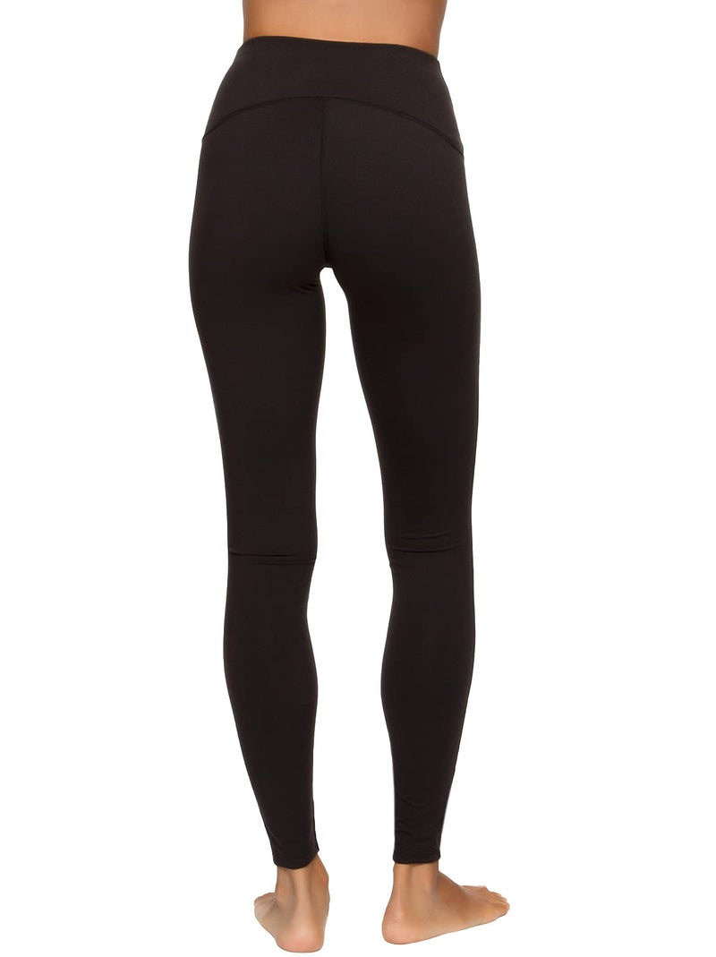 Felina Velvety Soft High-Waisted Legging Comfortable, Curve-Hugging, 4-Way Stretch, Lightweight, No-Center Seam Design Black - Image 3
