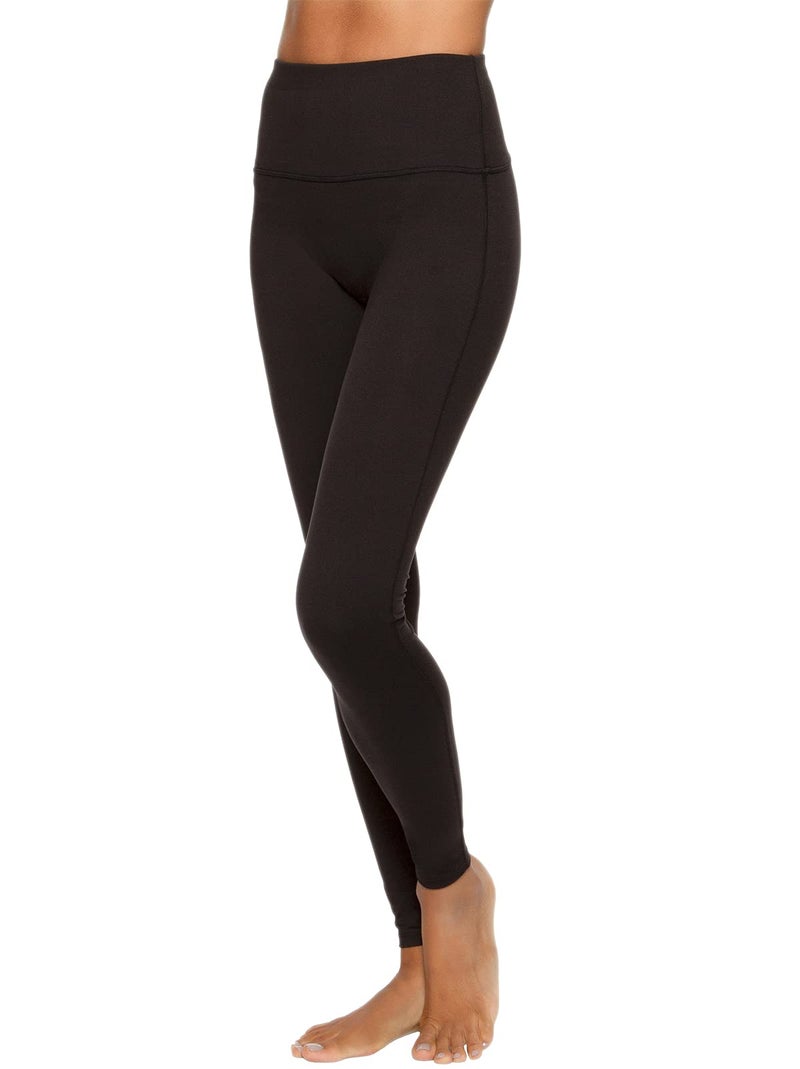 Felina Velvety Soft High-Waisted Legging Comfortable, Curve-Hugging, 4-Way Stretch, Lightweight, No-Center Seam Design Black - Image 2
