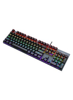 T-WOLF Wired Mechanical Keyboard With 104 Keys Ultra Slim Rgb Backlit For Gaming And Office  - Image 3