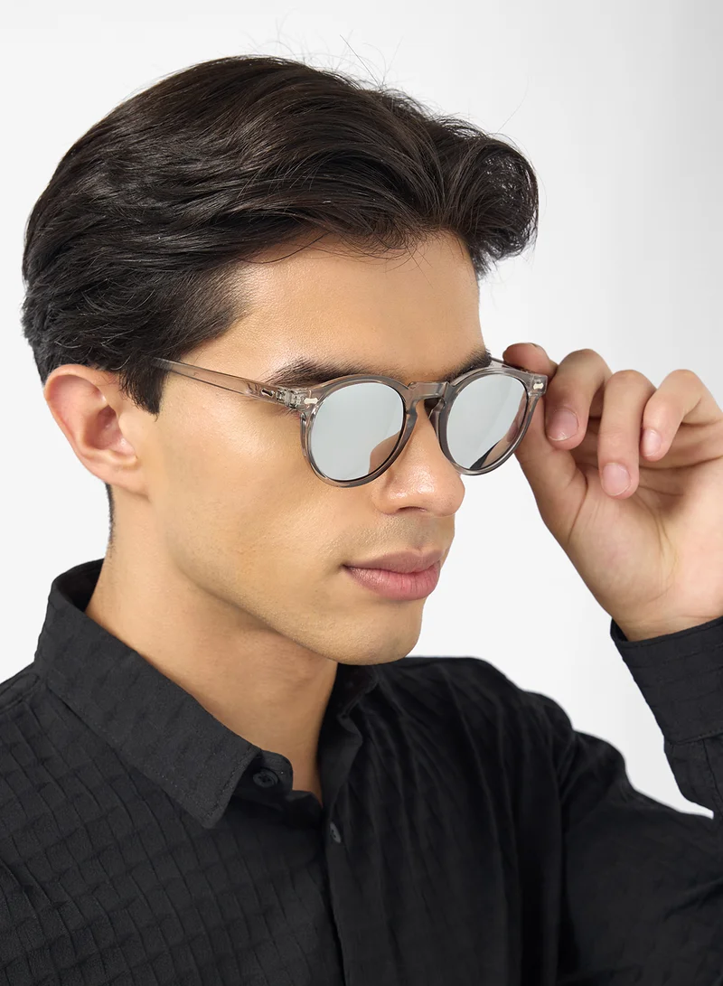 Seventy Five Polarized Lens Round Sunglasses