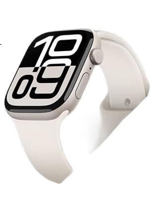 WP New Apple Watch Band, Apple Watch Ultra2 Liquid Silicone Band For Men And Women, Iwatch S10/9/8, Starlight Color, 42Mm - Image 1