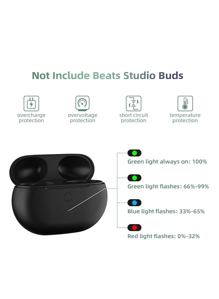 General The replacement charging case is compatible with Beats Studio Buds, a charger with a Bluetooth pairing sync button, and an integrated 660 mAh battery  - Image 2