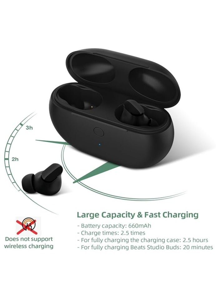 General The replacement charging case is compatible with Beats Studio Buds, a charger with a Bluetooth pairing sync button, and an integrated 660 mAh battery  - Image 4