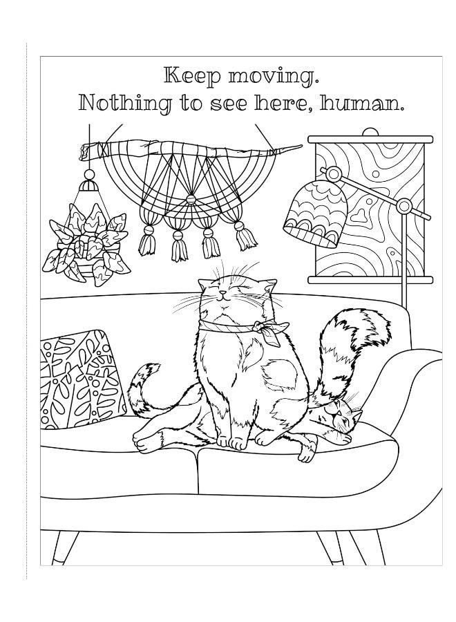 Cats Are A**holes: A Coloring Book of Adorably Bad Kitties - Image 5