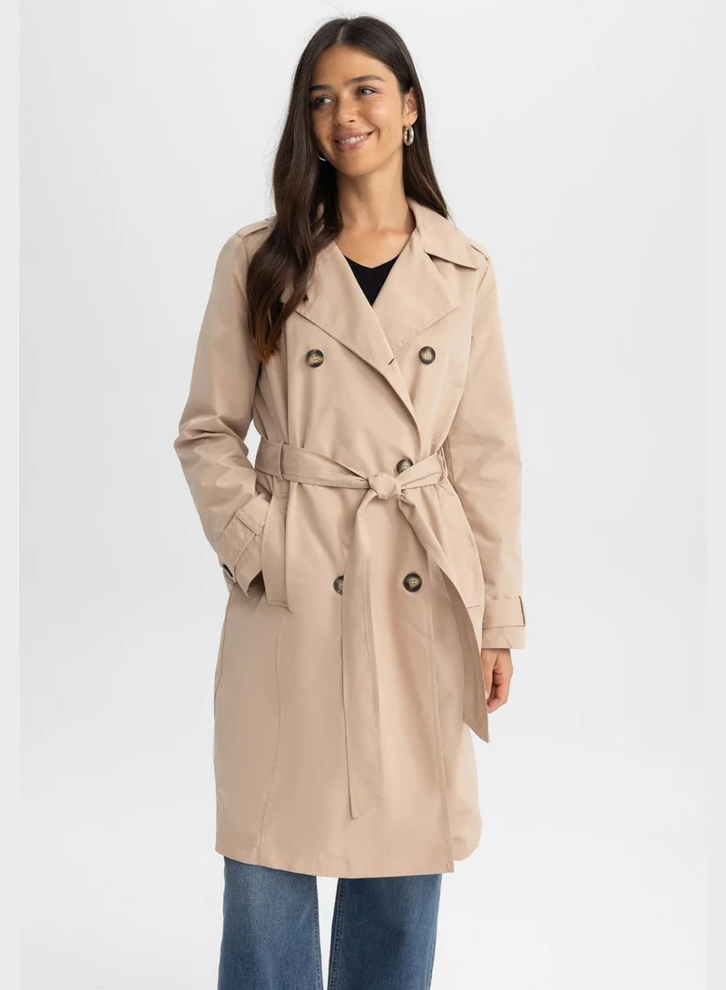 DeFacto Button Detail Coat