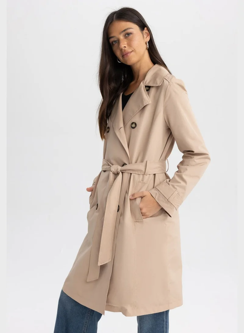 DeFacto Button Detail Coat