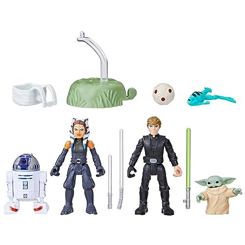 STAR WARS مجموعة شخصيات أكشن من حرب النجوم ميسيون فليت بمقياس 25 بوصة مع 4 شخصيات و7 إكسسوارات لألعاب الأولاد والبنات بعمر 4 سنوات - Image 5
