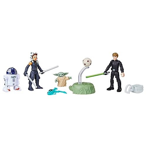 STAR WARS مجموعة شخصيات أكشن من حرب النجوم ميسيون فليت بمقياس 25 بوصة مع 4 شخصيات و7 إكسسوارات لألعاب الأولاد والبنات بعمر 4 سنوات - Image 1