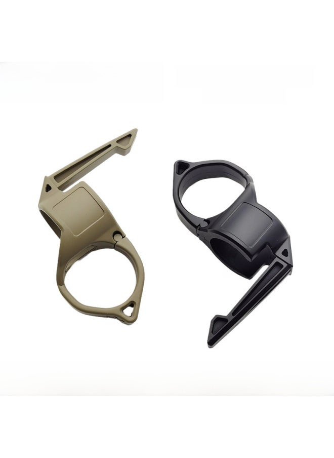 Generic - Tactical Flashlight Portable Ring 1 Inch Nylon Adapter Multi-model 2.2cm Inner Diameter Compatible-Color:Black-YR160 - Image 1