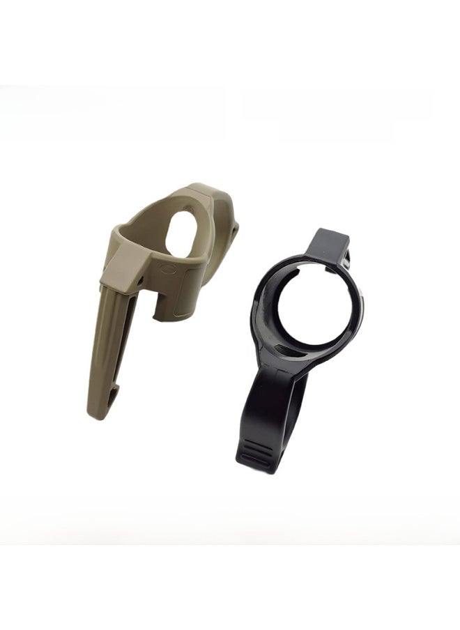 Generic - Tactical Flashlight Portable Ring 1 Inch Nylon Adapter Multi-model 2.2cm Inner Diameter Compatible-Color:Black-YR160 - Image 1