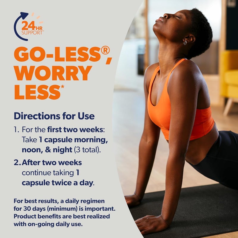 AZO Bladder Control with Go-Less Daily Supplement | Helps Reduce Occasional Urgency, leakage due to laughing, sneezing and exercise††† | 72 Capsules - Image 4