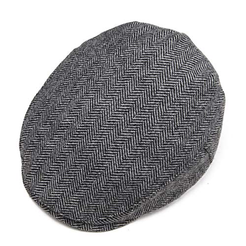 JANGOUL Kids Wool Tweed Newsboy Flat Cap Herringbone Boy Infant Toddler Child Youth Beret Hat (2-3T, Style1) - Image 5